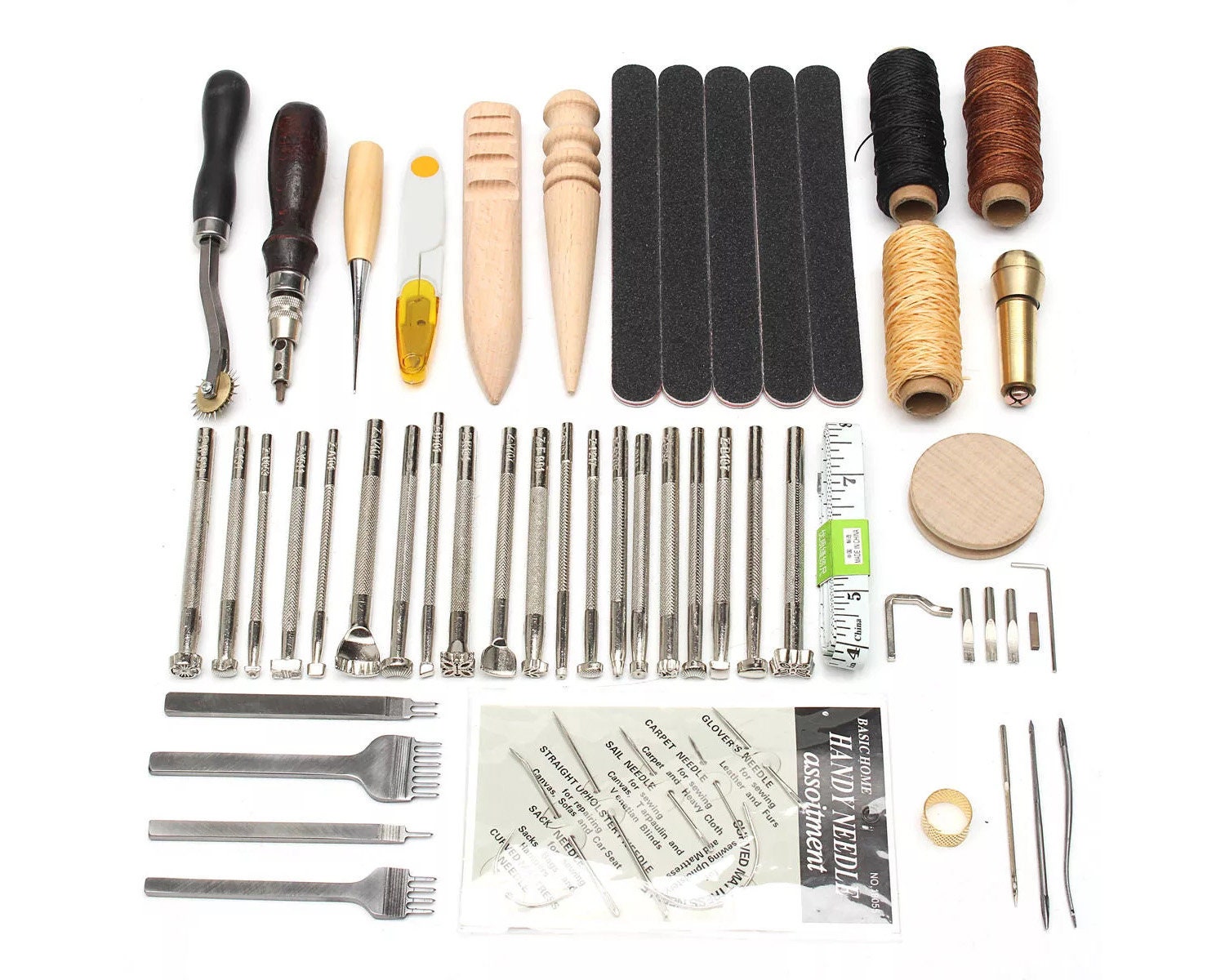 Leather Working Tools Kits Leather Craft Sewing DIY Hand Stitching