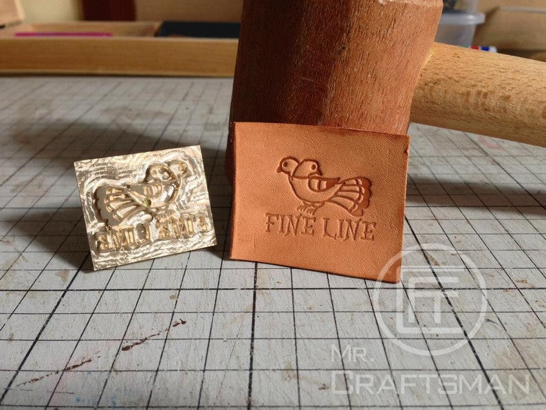 Custom Made Leather Brass Stamp Leather Stamp Tool Etsy