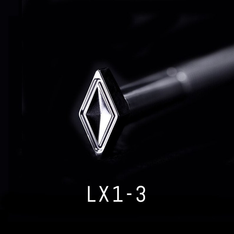 SZ LX1 Geometrics Hollow Diamond Leathercraft Carving Pattern Etsy