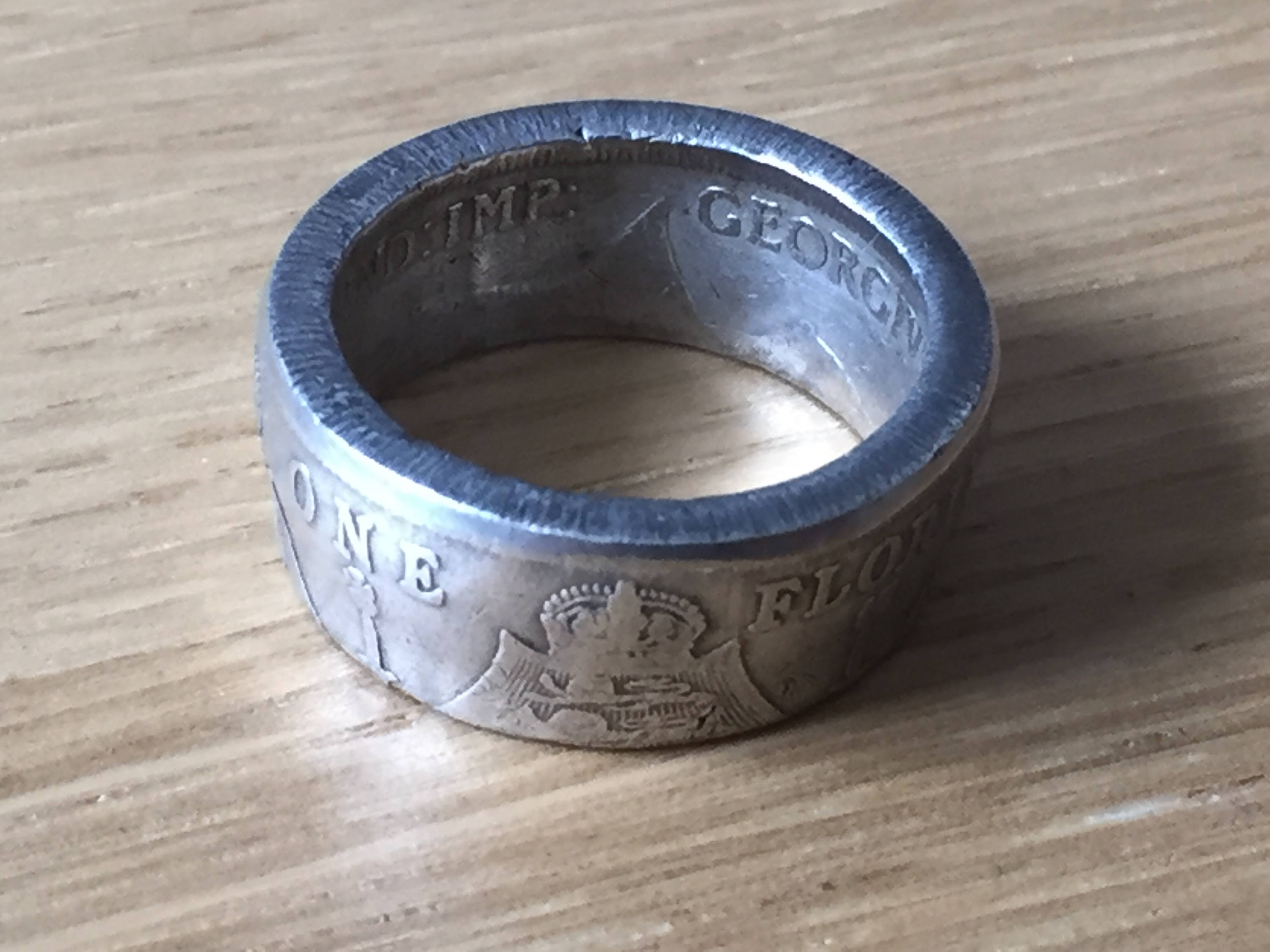 Coin Ring WORKSHOP Learn How to Make a Real UK Silver Coin Into a