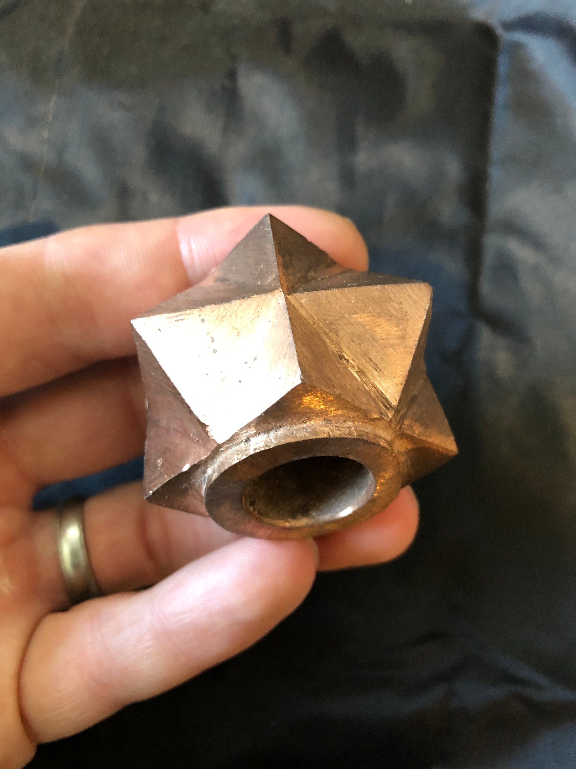 Medieval Mace Head Hand Cast in Solid Bronze Etsy