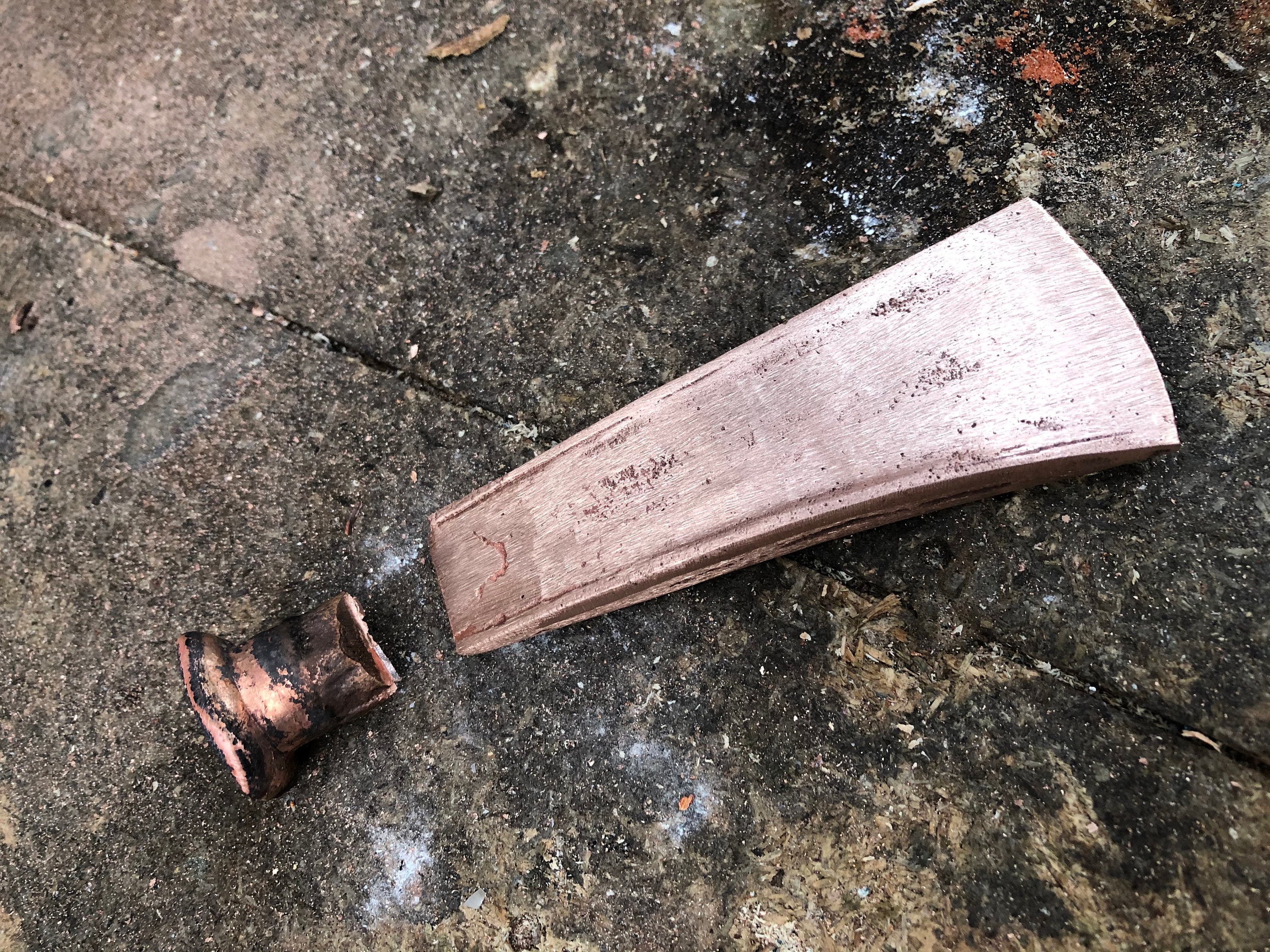 Life-size Ötzi Copper Axe Head Replica: Prehistoric Iceman's Life-size Ötzi Copper Axe Head Replica: Prehistoric Iceman's