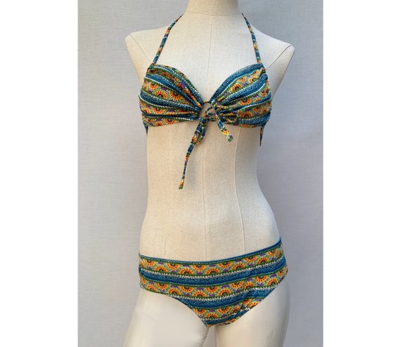 vintage bikini // 1970s bikini // vintage swimwear
