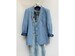 Daniel HECHTER 80s vintage  cotton MENSWEAR striped suit jacket men Blazer  summer cardigan 80s vintage blazer  size eu 40 