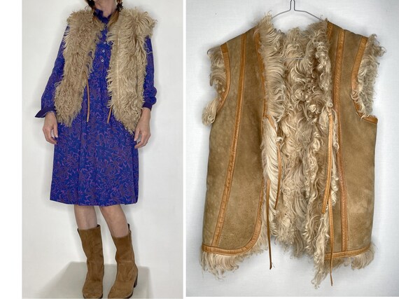Sheep fur hotsell vest