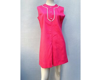 SEZANE PARIS Sleeveless Dress, Pastel Pink Mod Dress, French Cotton Mini  Dress, Minimalist Shift Dress, Designer Summer Dress, Size M L - Etsy
