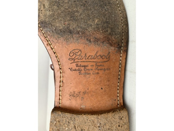 PARABOOTS vintage Men laced oxfords SHOES / made … - image 3