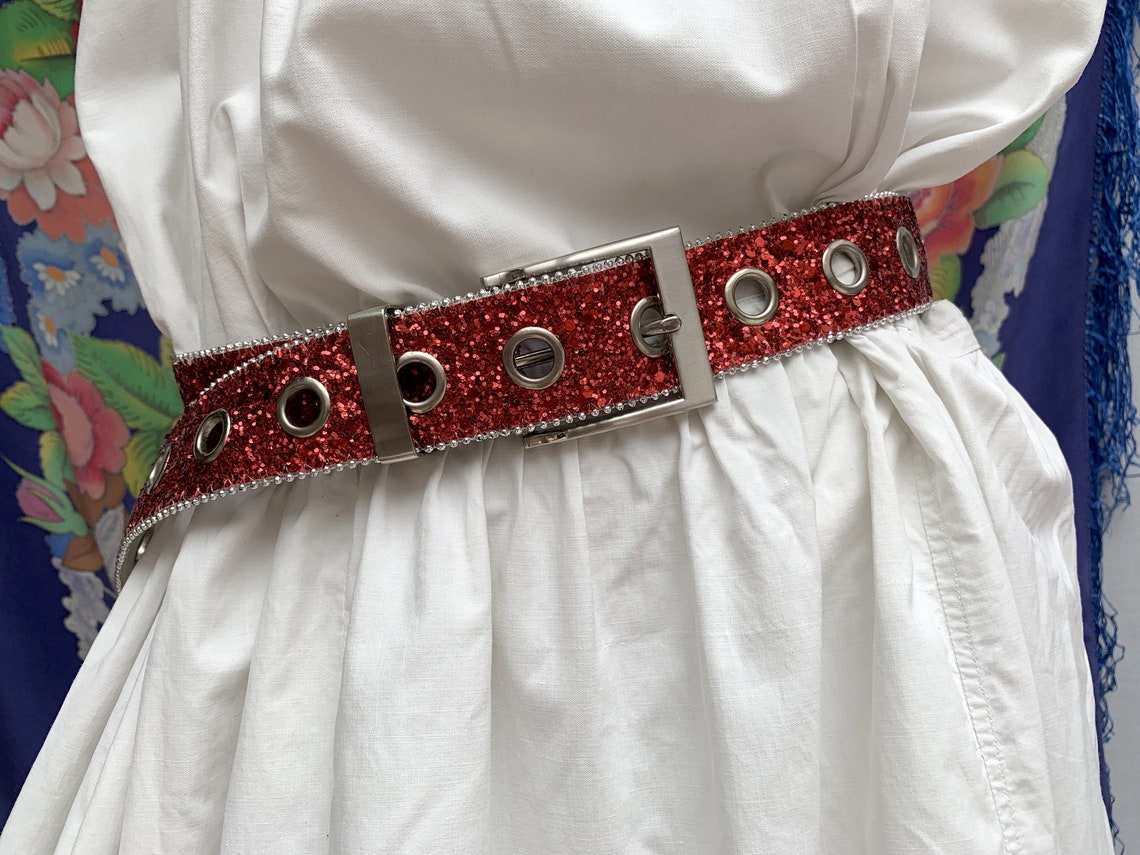 sequins belt