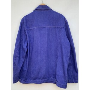 60s 70s CHORE jacket french blue work men JACKET french workwear size XL image 4