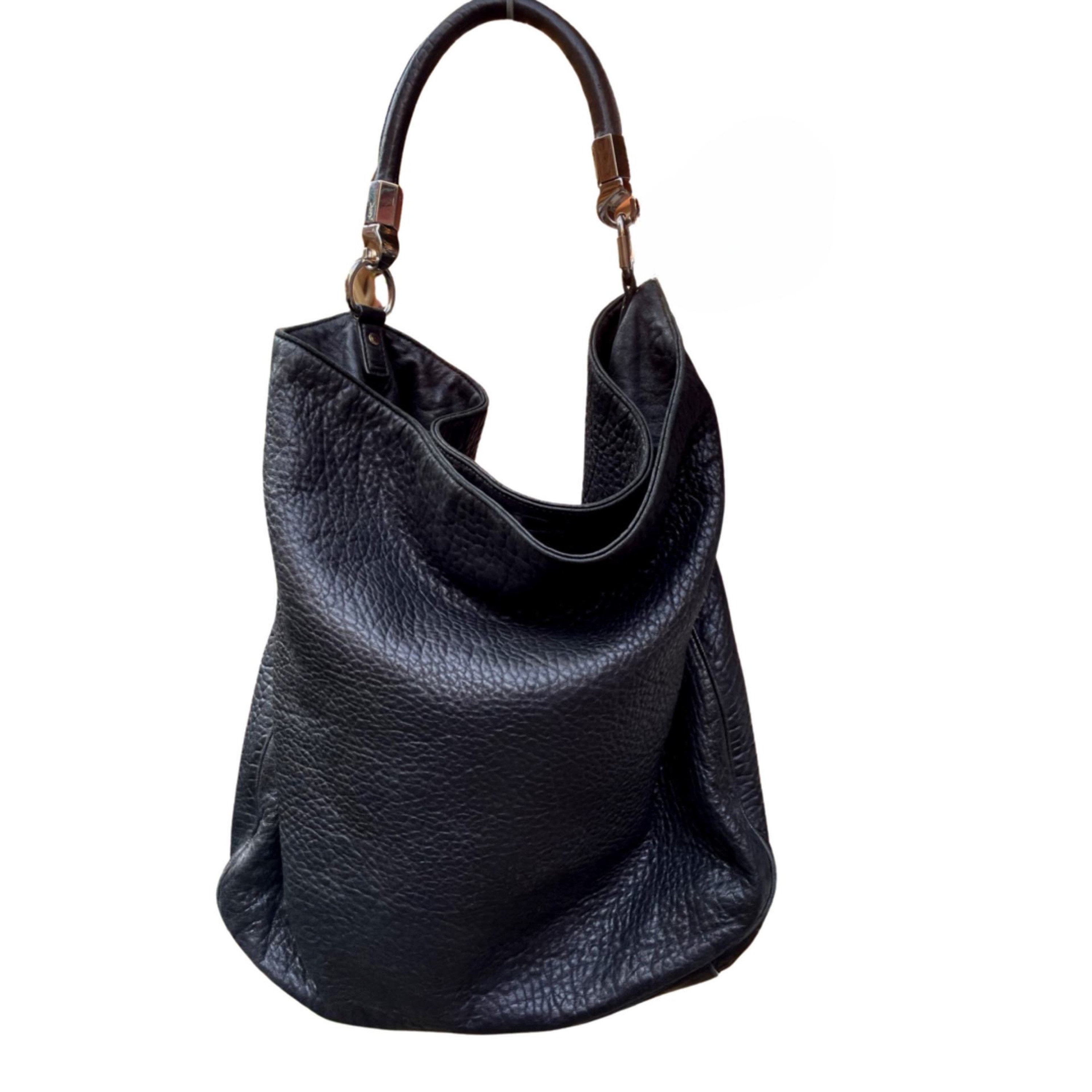 Lot 517 - Yves Saint Laurent Black Mombasa Mini Bag