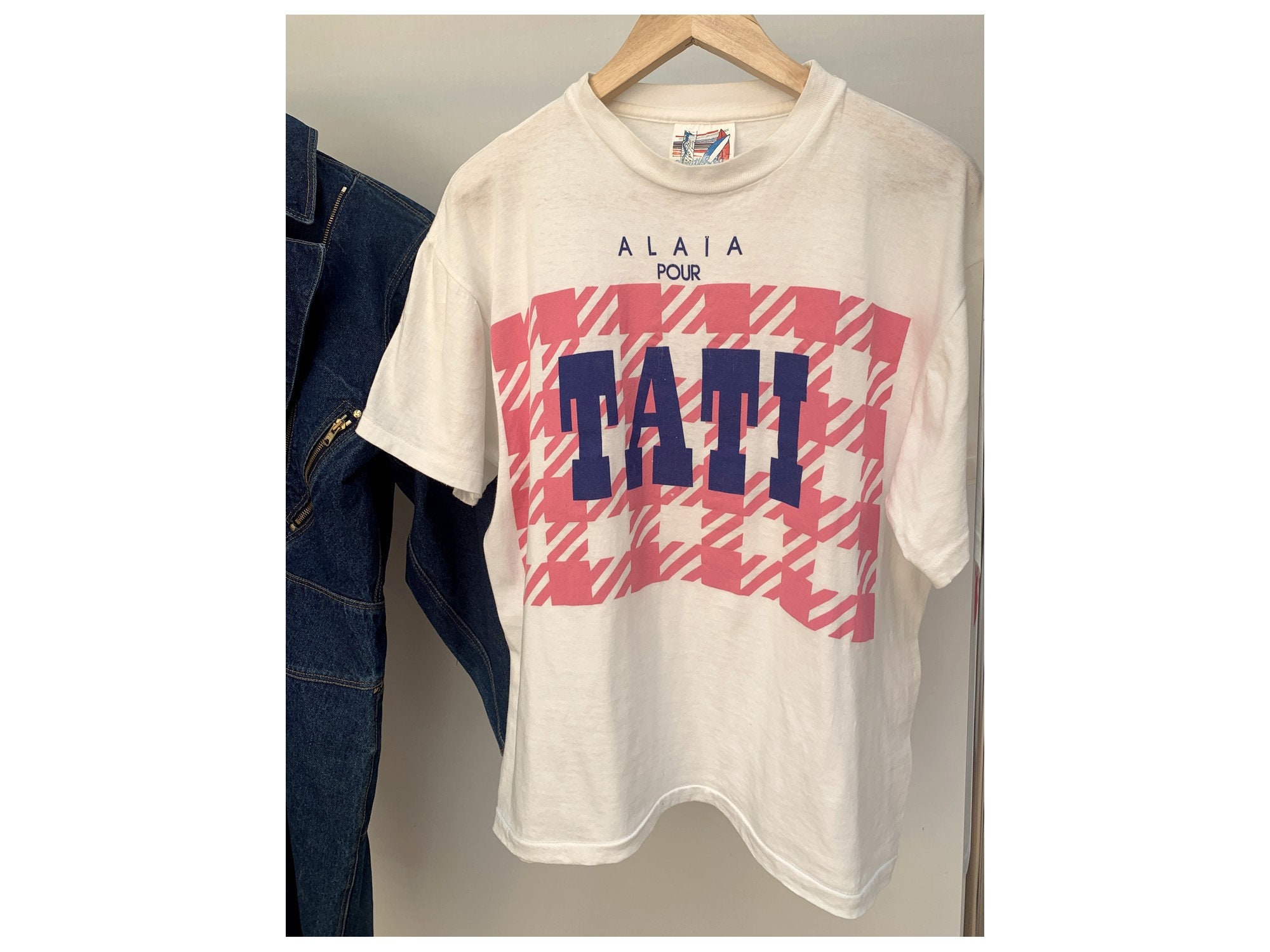ALAIA アライア　TATI コラボTシャツ 90年代　 90s ALAIA アライアTATI コラボTシャツ 90年代 90s
