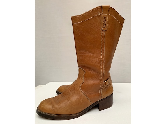 vintage equestrian RIDING leather BOOTS / Equestr