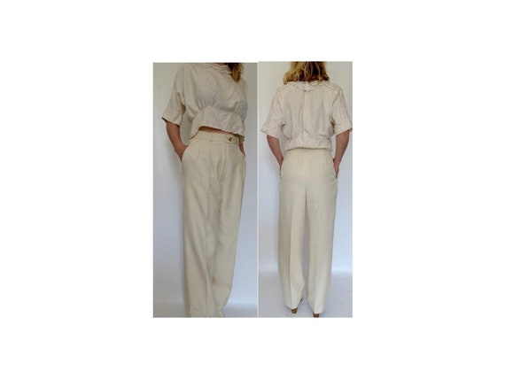 80s high waisted pants