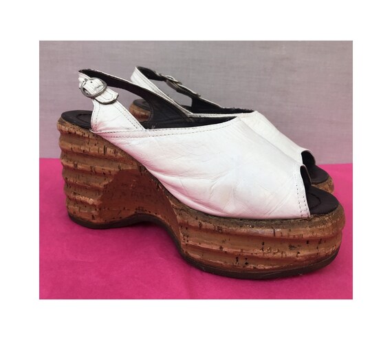 platform wedge mules