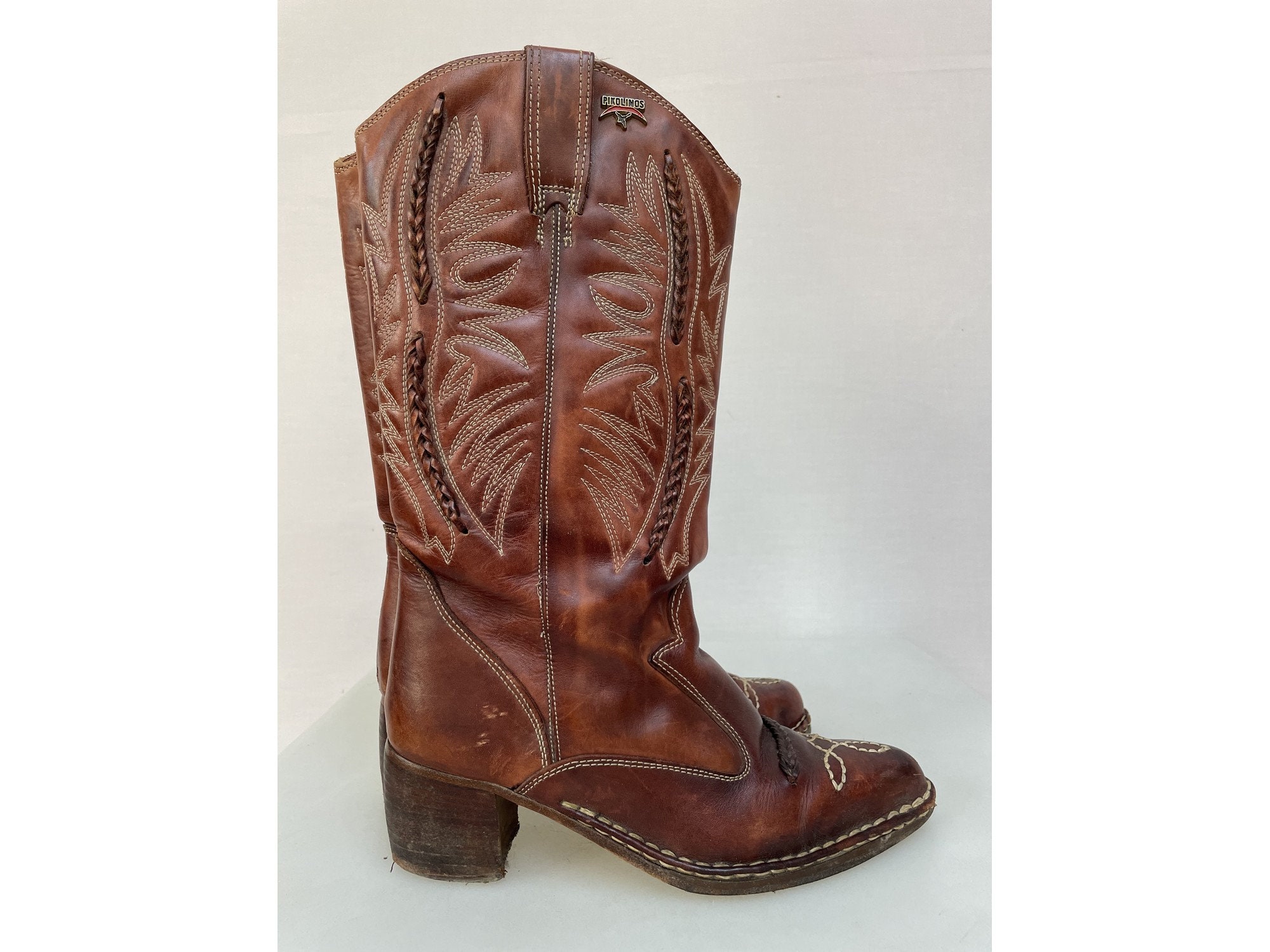 WESTERN Pikolinos Women Boots 1980s 