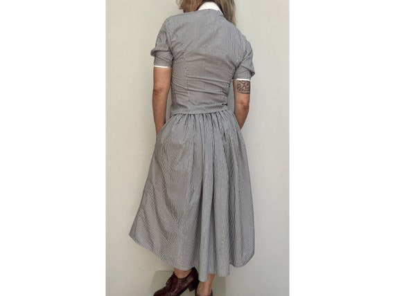 CHANTAL THOMASS 80s vintage cotton top and skirt … - image 3