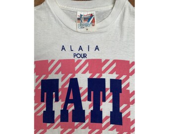 ALAIA アライアTATI コラボTシャツ 90年代 90s