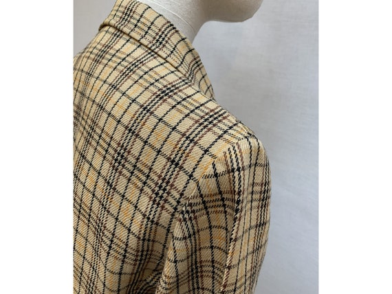 Sonia RYKIEL vintage 80s  plaid linen JACKET // v… - image 5