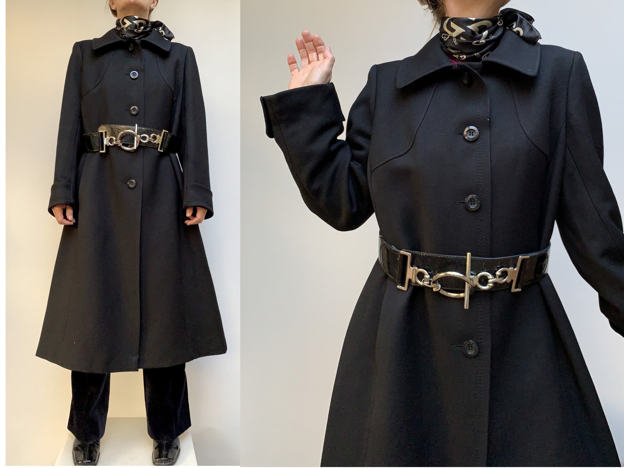 Vintage 70s Wool Black Trench Coat 70s Overcoat Winter Trench Coat Size Eu 40-uk12-us8 - Etsy Vintage 70s Wool Black Trench Coat 70s Overcoat Winter Trench Coat Size Eu 40-uk12-us8 - Etsy