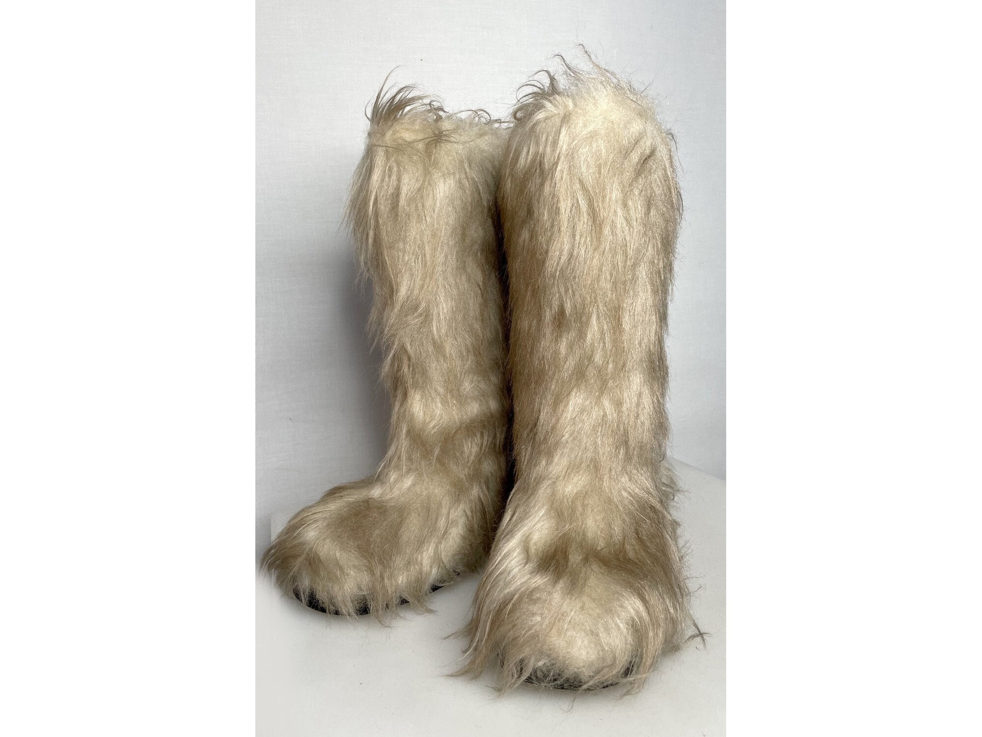 Women Vintage 1960s Faux Fur YETI Snow BOOTS Winter Fur Boots - Etsy