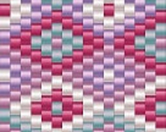 SALDI!! Motivo peyote con diamanti hippie anni '70 - Conteggio pari - Documento PDF, download immediato