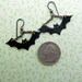 Just Batty Enamel Earrings Copper Enamel Jewelry Handmade in - Etsy