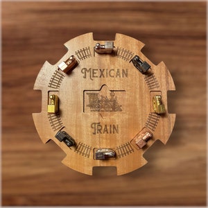 Mexican Train Hub & Tokens