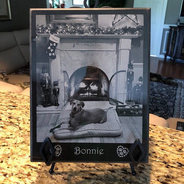 Laser Engraved Granite Pet Memorials