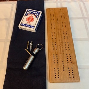 Laser Engraved Small Cribbage Board