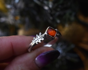 oak ring with a. size: MADE TO ORDER