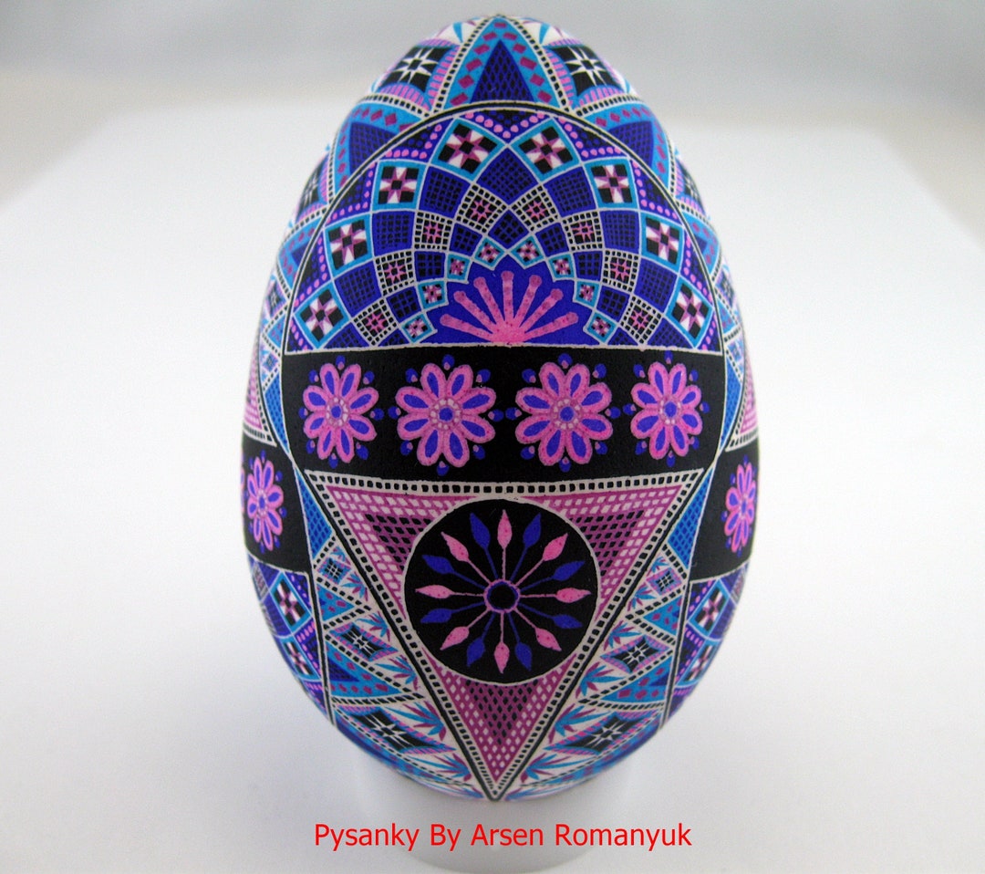 Ukrainian Goose Pysanky Egg. Easter Egg Decor. Hand Painted - Etsy