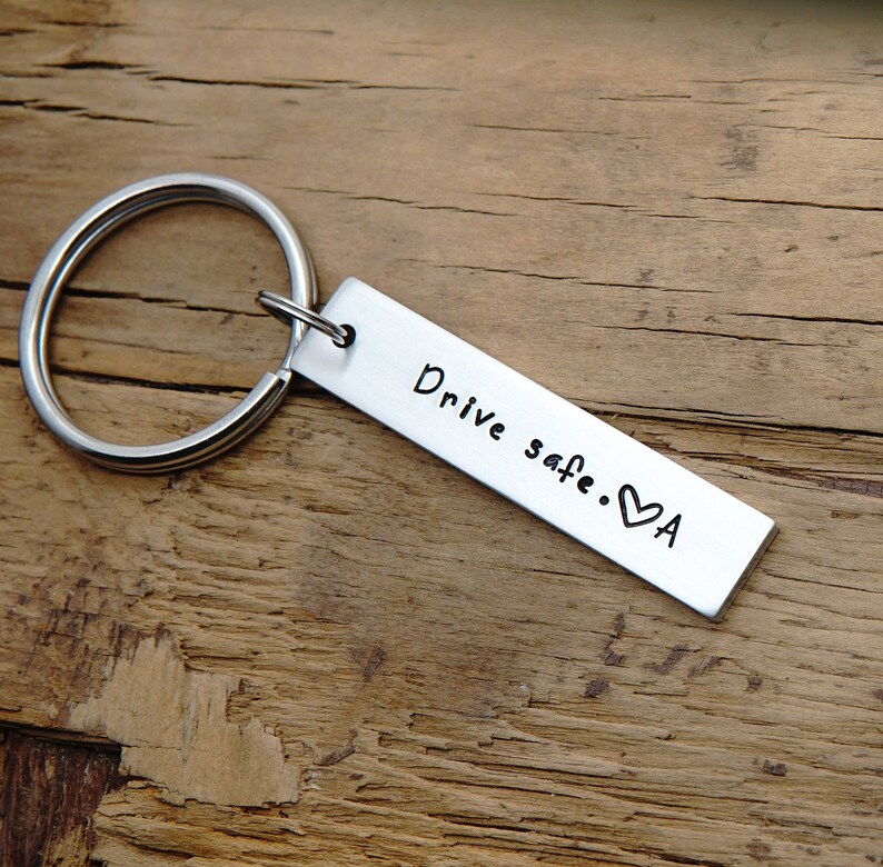Drive safe Custom Keychain Boyfriend Keychain Best Friend Etsy
