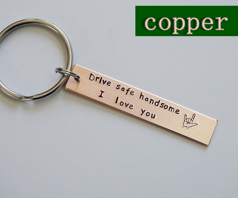 Drive Safe Keychain Personalized Keychain Custom Keychain Etsy
