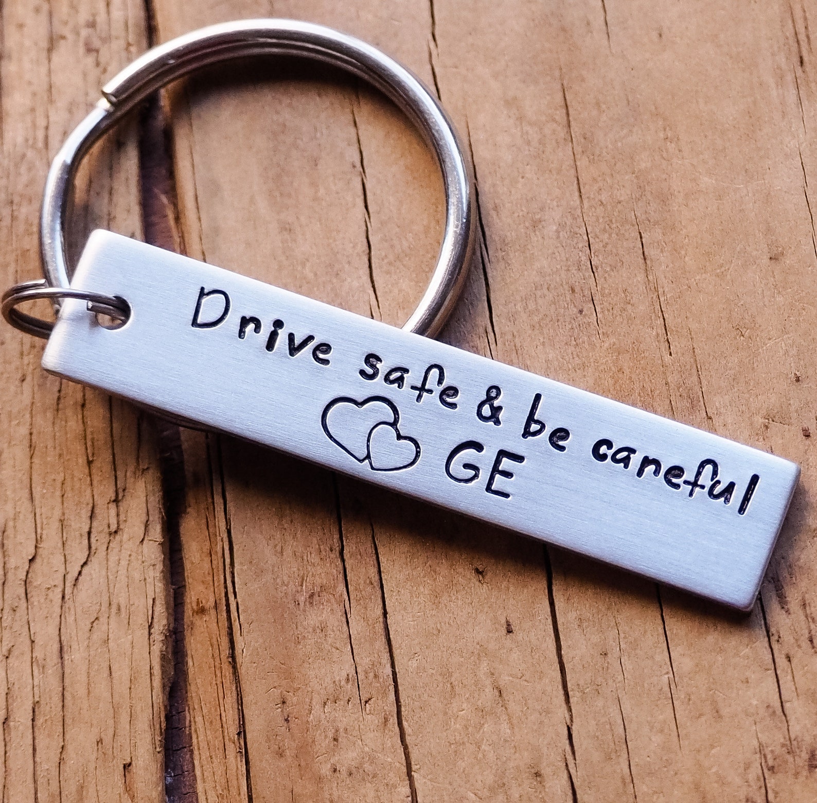 Drive safe & be careful Keychain Custom safety Keychain Etsy