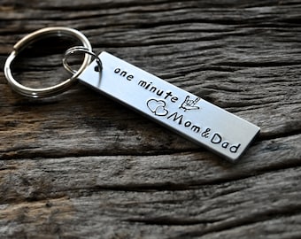 Keychain Personalized, One Minute Engraved Keychain