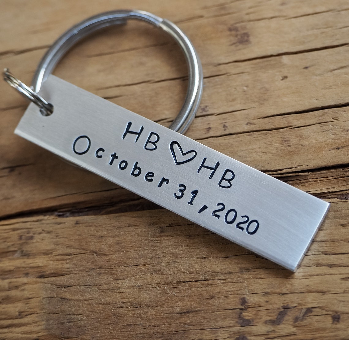 Personalized Keychain Custom Keychain Boyfriend Keychain Etsy
