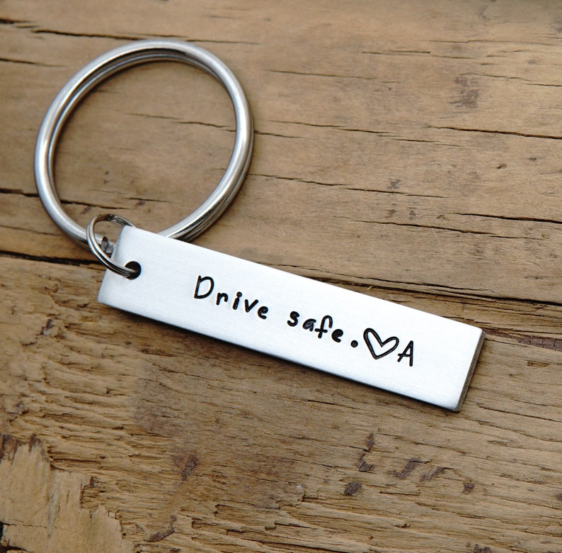 Drive safe Custom Keychain Boyfriend Keychain Best Friend Etsy