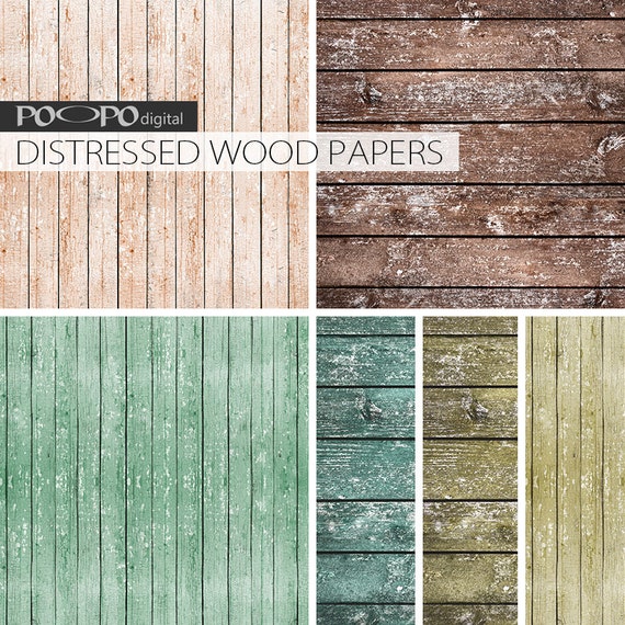 Pastel wood digital paper distressed wood wooden textures | Etsy