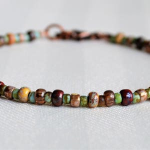 Bracelet de cheville multicolore/Bracelet de cheville en perles/Bracelet de cheville en perles/Bijoux de cheville/Bijoux de corps/Bijoux artisanaux/Cadeau de vacances pour elle/Yevga