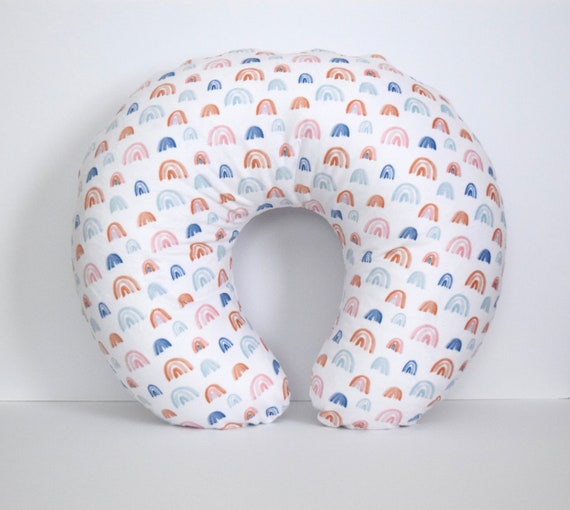 Boppy Nursing Pillow Cover Earth Tones Watercolor Rainbows Etsy