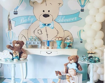 Baby Shower Backdrop Etsy Baby Shower Backdrop Etsy