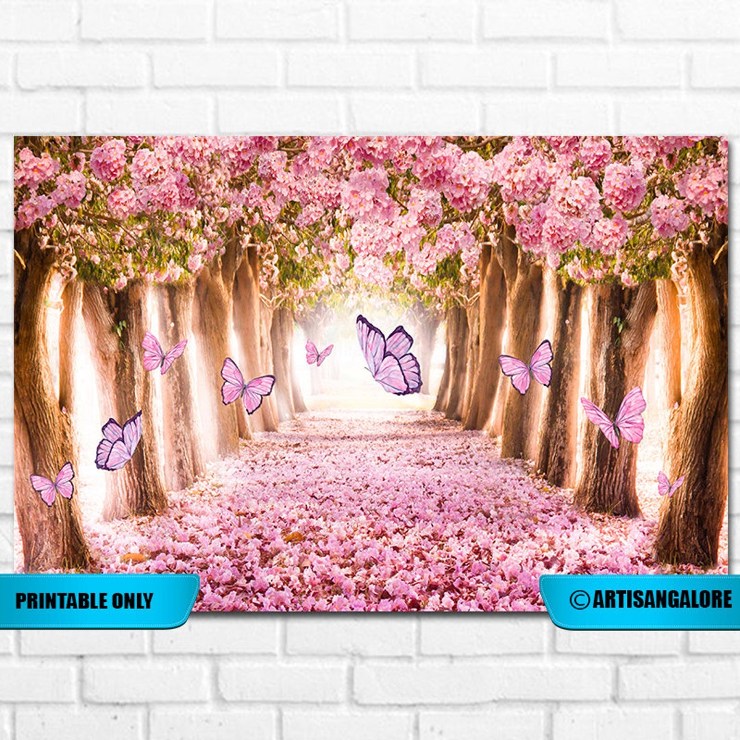 Butterfly Backdrop, Butterfly Backdrop, Girls Birthday Backdrop, Girls