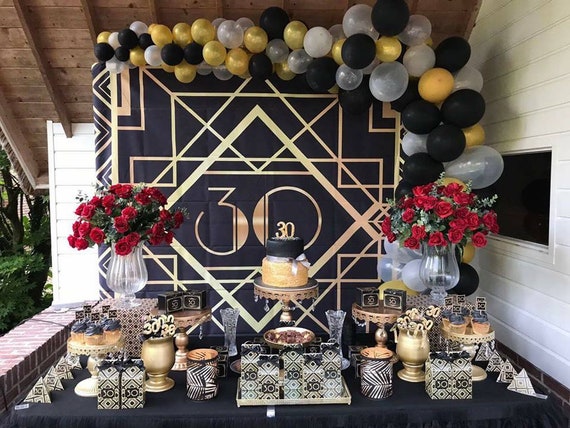 Great Gatsby Party Decorations, Gatsby Birthday Decoration