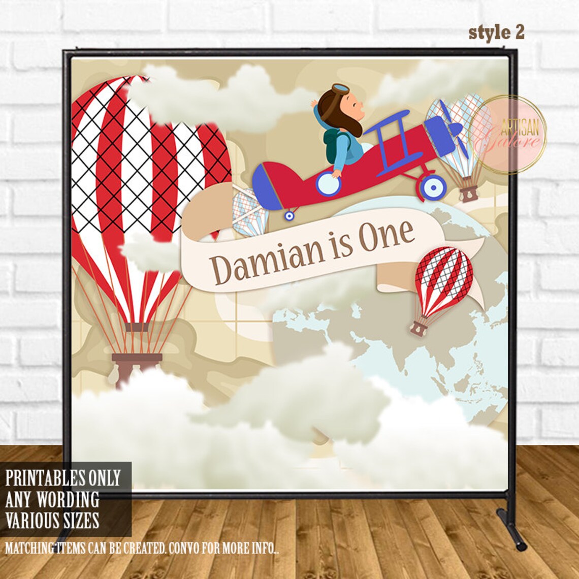 SALE Vintage Airplane Backdrop Airplane Backdrop Airplane Etsy