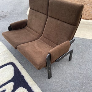 Vintage Mid Century Modern European Small Sofa from Czechoslovakia