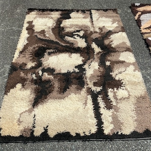 Danish EGE RYA Wool Rug from the 1970 mid century modern 4&#39; X 6&#39; #HP0207