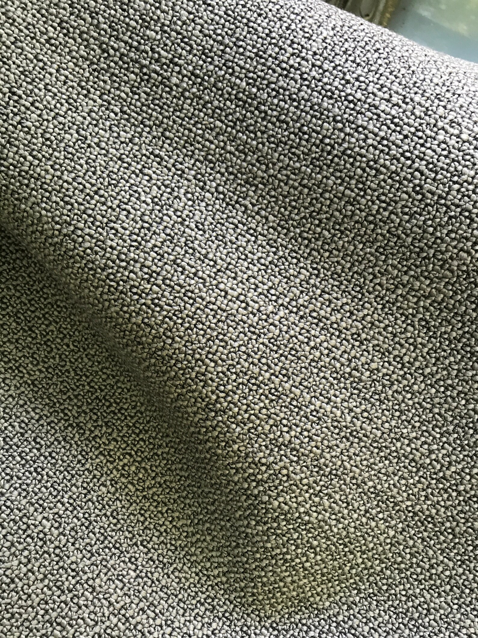 MCM Medium Gray Boucle Type Upholstery Fabric Mid Century Modern 6 2/8