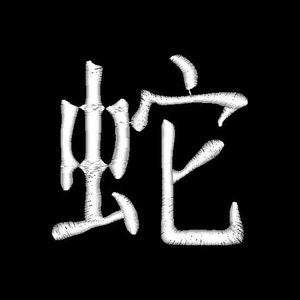 Snake Chinese Kanji Characters Symbol Instant Download Machine | Etsy