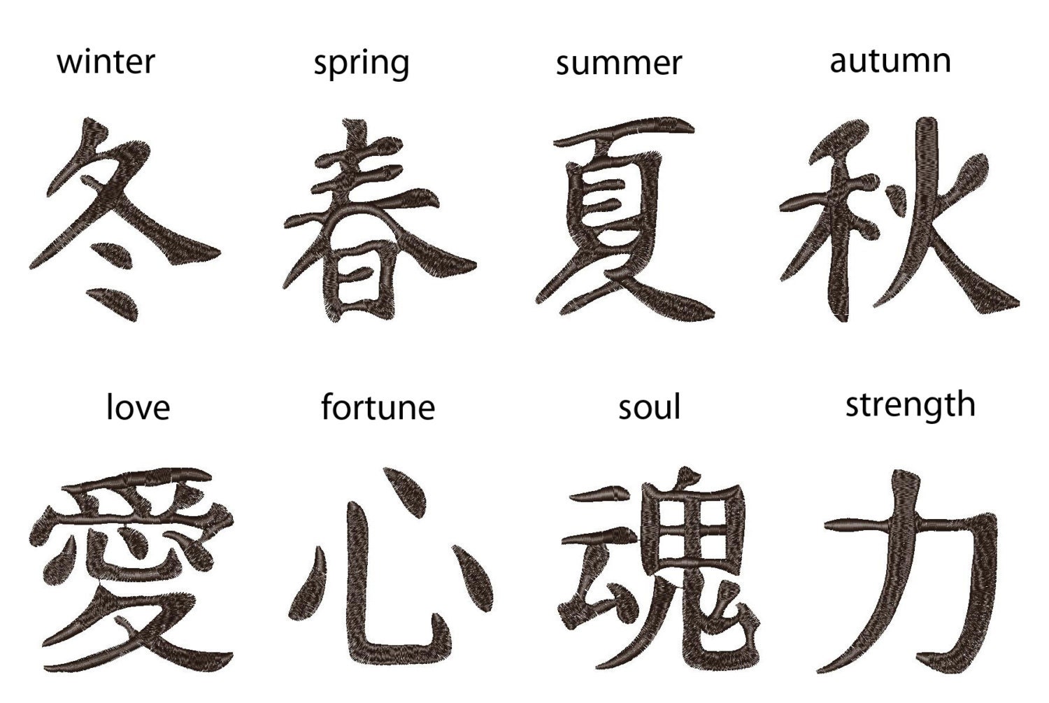 Liebe japanischen Kanji Zeichen Symbol sofortigen Download | Etsy