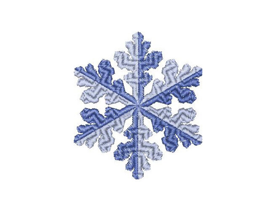 Snowflake Machine Embroidery Design Instant Download Etsy